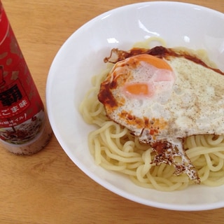 中華そばで☆ジャンパーで目玉焼き冷麺(*^^*)